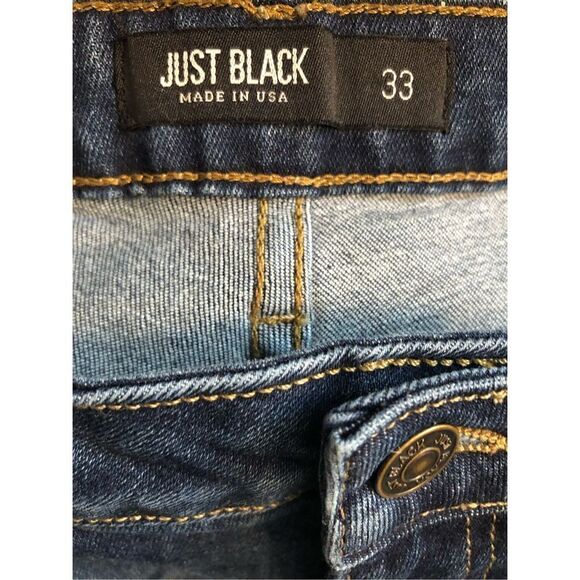 Black Label high rise medium wash frayed hem jeans - Picture 8 of 10